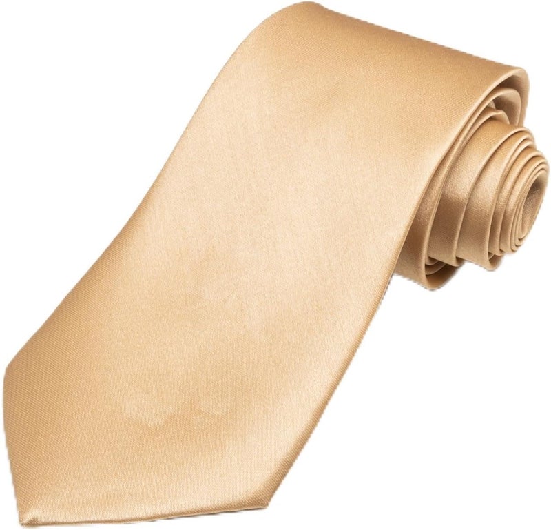 SEVENHEAD Store Solid Color Ties 3.15 Inch (8CM) for Men Pure Color Satin Neckties Formal Mens Ties Wedding Businesss - Image 1